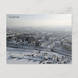 Carte Postale Tampere en hiver