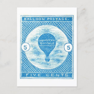 Carte Postale Tampon à air chaud vintage