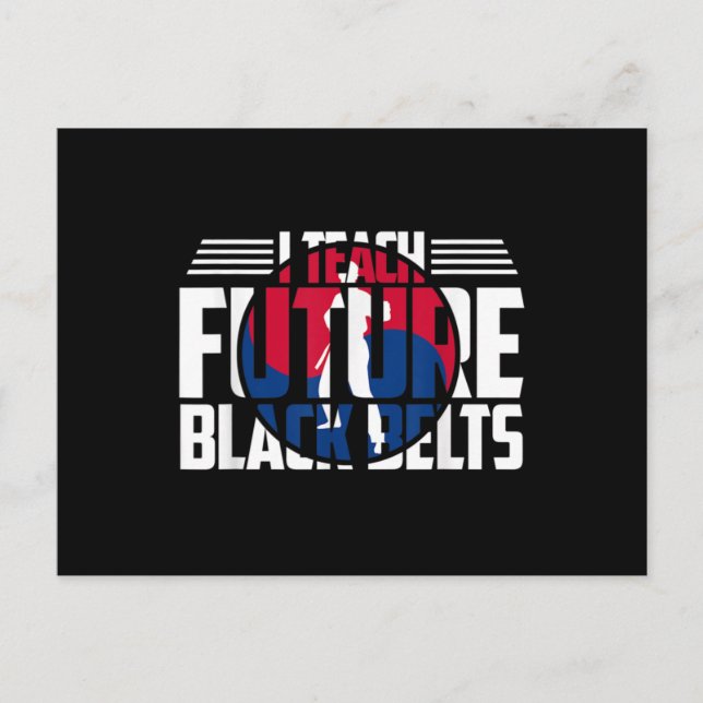 Carte Postale Tang Soo Do Instructeur Arts Martiaux Professeur C (Devant)