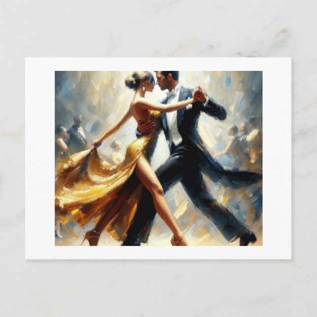 Carte Postale Tango, (Devant)