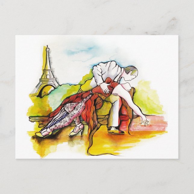 Carte Postale Tango à Paris (Devant)