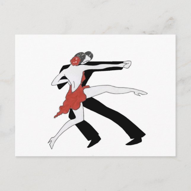 Carte Postale Tango/Danse Avec Moi (Devant)