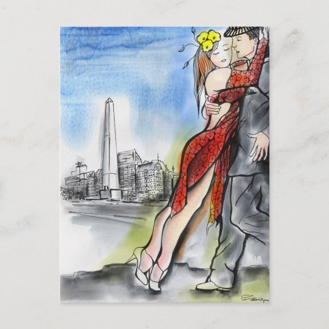 Carte Postale Tango de Buenos Aires (Devant)