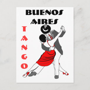 Carte Postale Tango de Buenos Aires