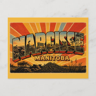 Carte Postale Tanières de serpents de Narcisse Manitoba