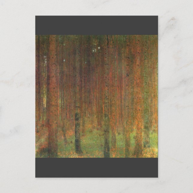Carte Postale Tannenwald II par Gustav Klimt (Devant)