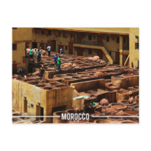 Tannerie en cuir de Fez - Chouara Maroc