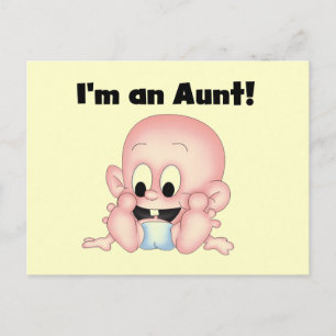 Carte Postale Tante des nouveaux t-shirts et cadeaux Nephew