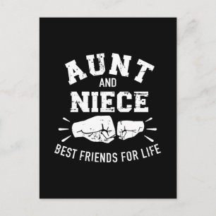 Carte Postale Tante et nièce amis à vie