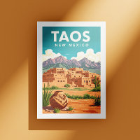 Taos vintage Nouveau-Mexique