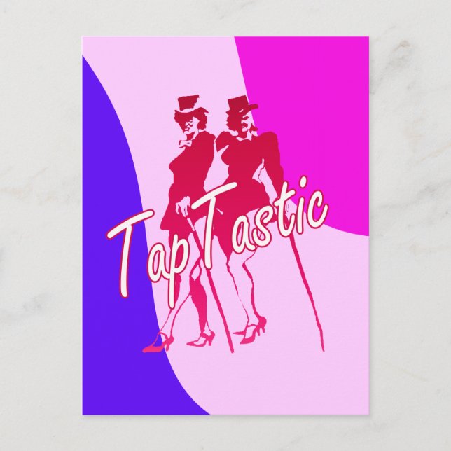 Carte Postale Tap Tastic Dancing (Devant)