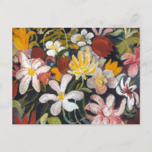 Carte Postale Tapis de fleurs   Auguste Macke  