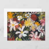 Carte Postale Tapis de fleurs | Auguste Macke | (Devant / Derrière)