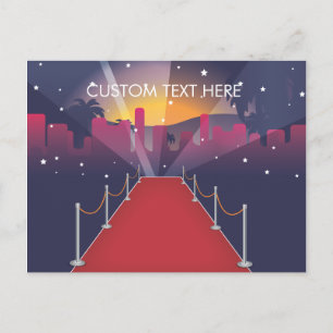 Carte Postale Tapis rouge de célébrité