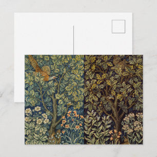 Carte Postale Tapisserie de faisan de William Morris Art de la f