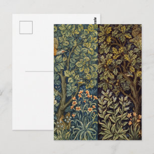 Carte Postale Tapisserie de faisan de William Morris Art de la f