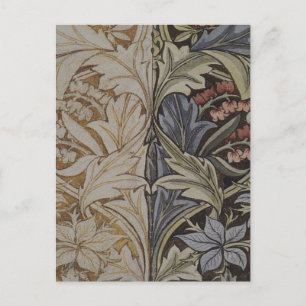 Carte Postale Tapisserie de Jacinthe de William Morris Botanique