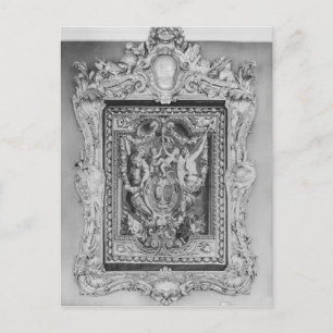 Carte Postale Tapisserie des armoiries de la famille royale fran
