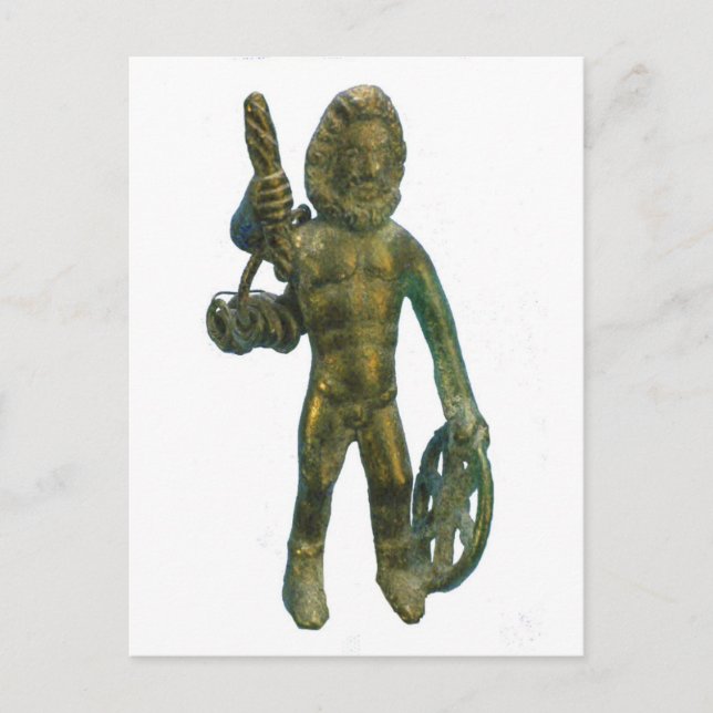 Carte Postale Taranis—Dieu celte du tonnerre (Devant)