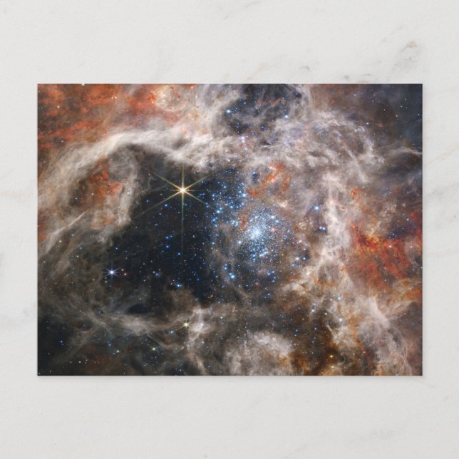 Carte Postale Tarantula Nebula Image de JWST (Devant)