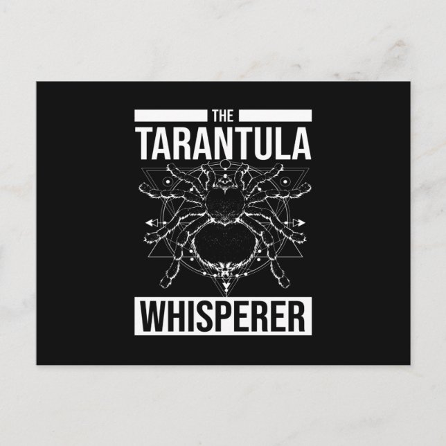 Carte Postale Tarantula Whisperer Spider Tarantula (Devant)