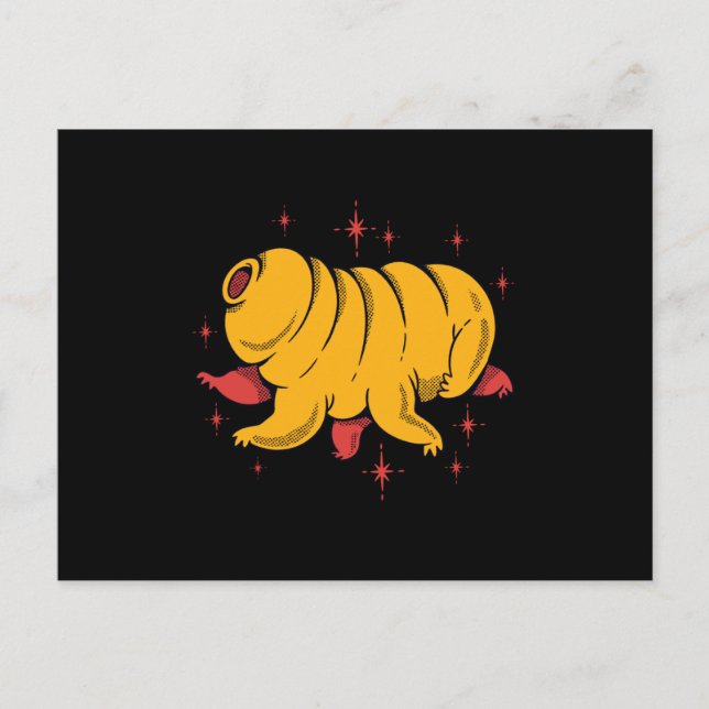 Carte Postale tardigrade mou (Devant)