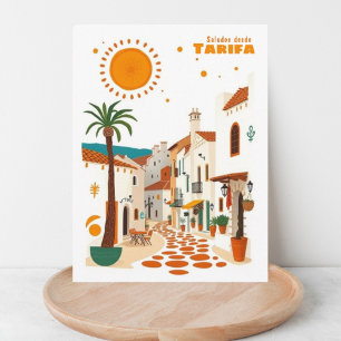 Carte Postale Tarifa Espagne vacances ville méditerranéenne Cart