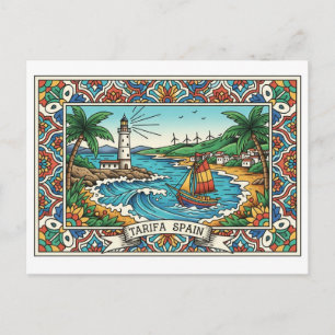 Carte Postale Tarifa Espagne Voyage