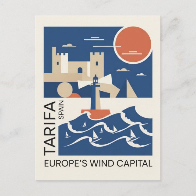 Carte Postale Tarifa Espagne Voyage (Devant)