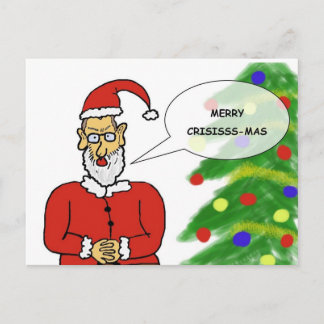 Carte Postale Tarjeta navideña divertida