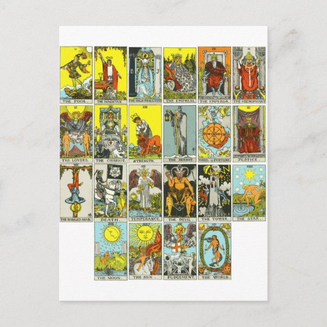 Carte Postale tarot (Devant)