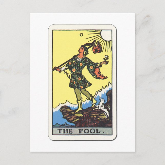 Carte Postale Tarot Der Narr L'idiot (Devant)