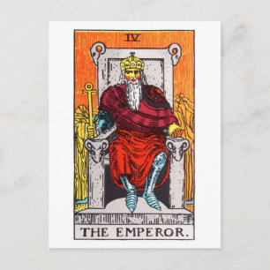 Carte Postale tarot-empereur
