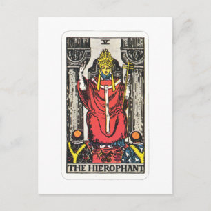 Carte Postale Tarot Le Hiérophant