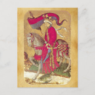 Carte Postale Tarots antiquaires /Cartes de cour allemandes/Roi