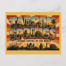 Tarpon Springs Floride Capitale de l'Éponge Art Vi