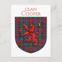 Tartan écossais Cooper Lion Rampant