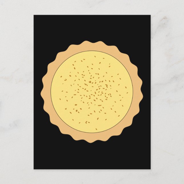 Carte Postale Tarte à la tarte. (Devant)