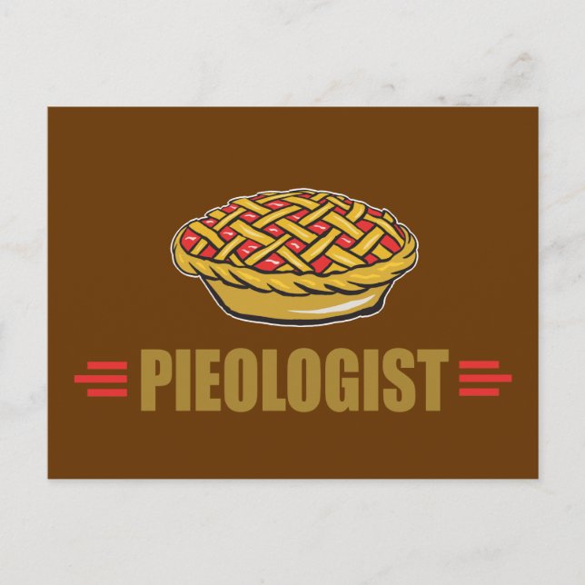 Carte Postale Tarte drôle (Devant)