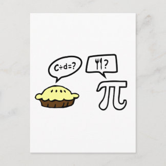 Carte Postale Tarte & Pi