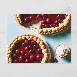 Carte Postale Tarte sucrée, Dessert, Post-croisement