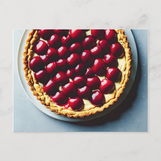 Carte Postale Tarte sucrée, Dessert, Post-croisement (Devant)