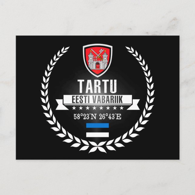 Carte Postale Tartu (Devant)
