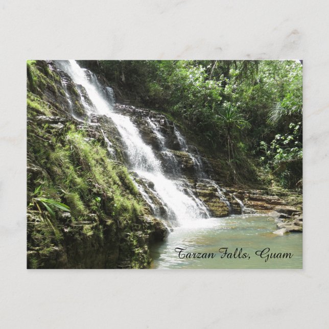 Carte postale Tarzan Falls Guam (Devant)