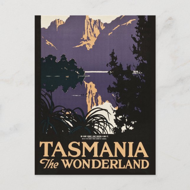 Carte Postale Tasmanie, Australie,  (Devant)
