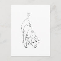Tasse Beagle – Chien à l'encre dessinée à la main