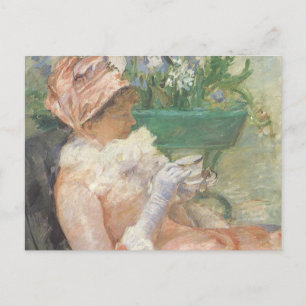 Carte Postale Tasse de thé de Mary Cassatt, impressionnisme Vint