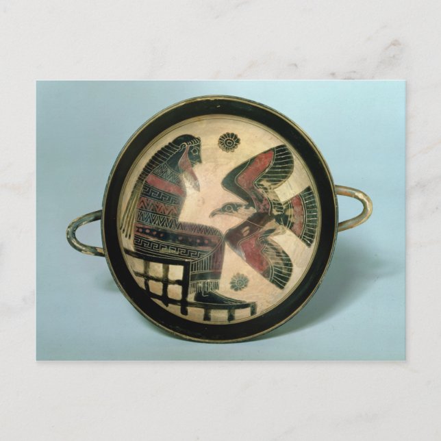 Carte Postale Tasse laconienne représentant Zeus et l'aigle (Devant)