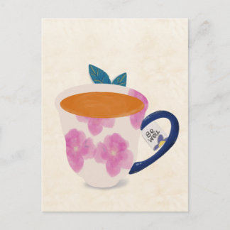 Carte Postale Tasse « Meilleurs Vœux de Guérison »