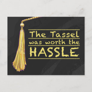 Carte Postale Tassel Hassle Gold